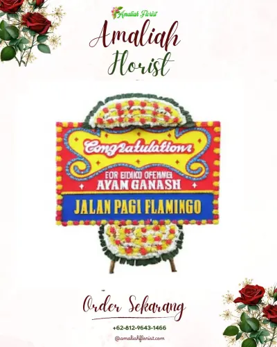 Bunga Papan Congratulation di Padureso